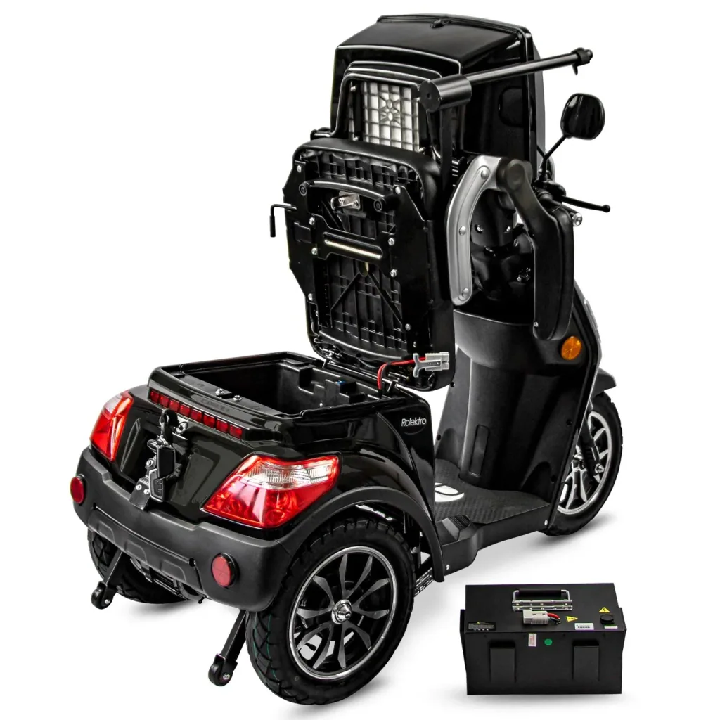 E-Trike 25 V.3, black; 1,000 W + road legal
