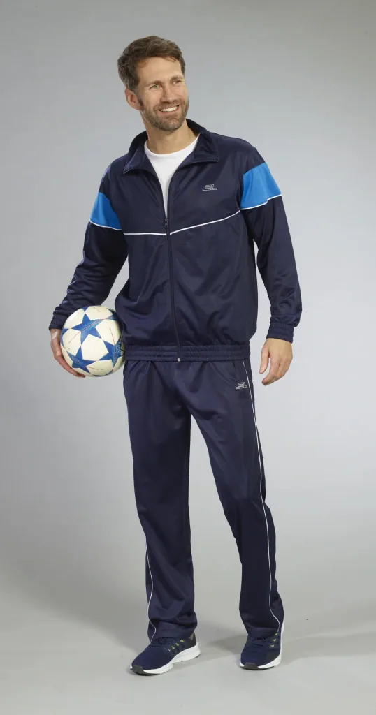 3-piece tracksuit, color navy, size XL