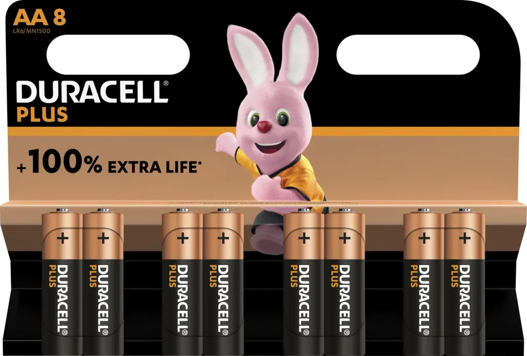 Plus Alkaline Batteries Mignon (AA)-8 pieces