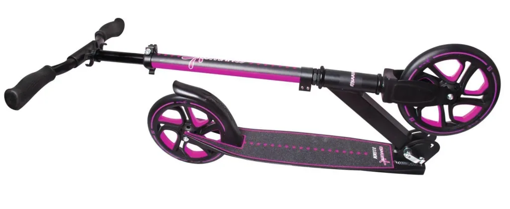 Aluminum Scooter Pro, 215 mm, ABEC 7, for children and adults, GS-tested, height-adjustable, pink