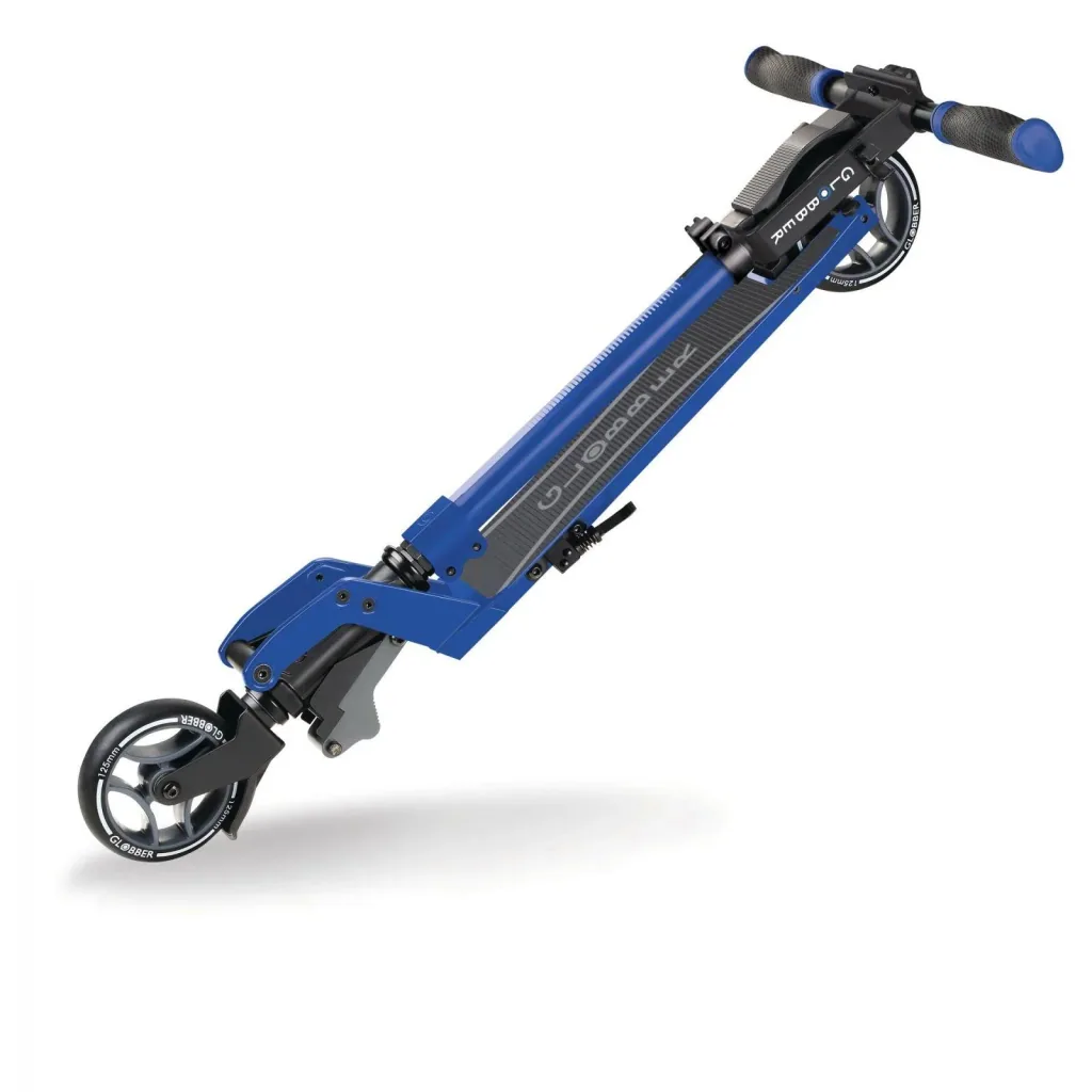ONE K 125 scooter, 125 mm extra wide, ABEC 7, height adjustable, folding mechanism, blue