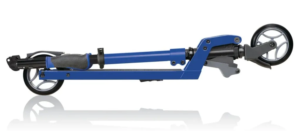 ONE K 125 scooter, 125 mm extra wide, ABEC 7, height adjustable, folding mechanism, blue