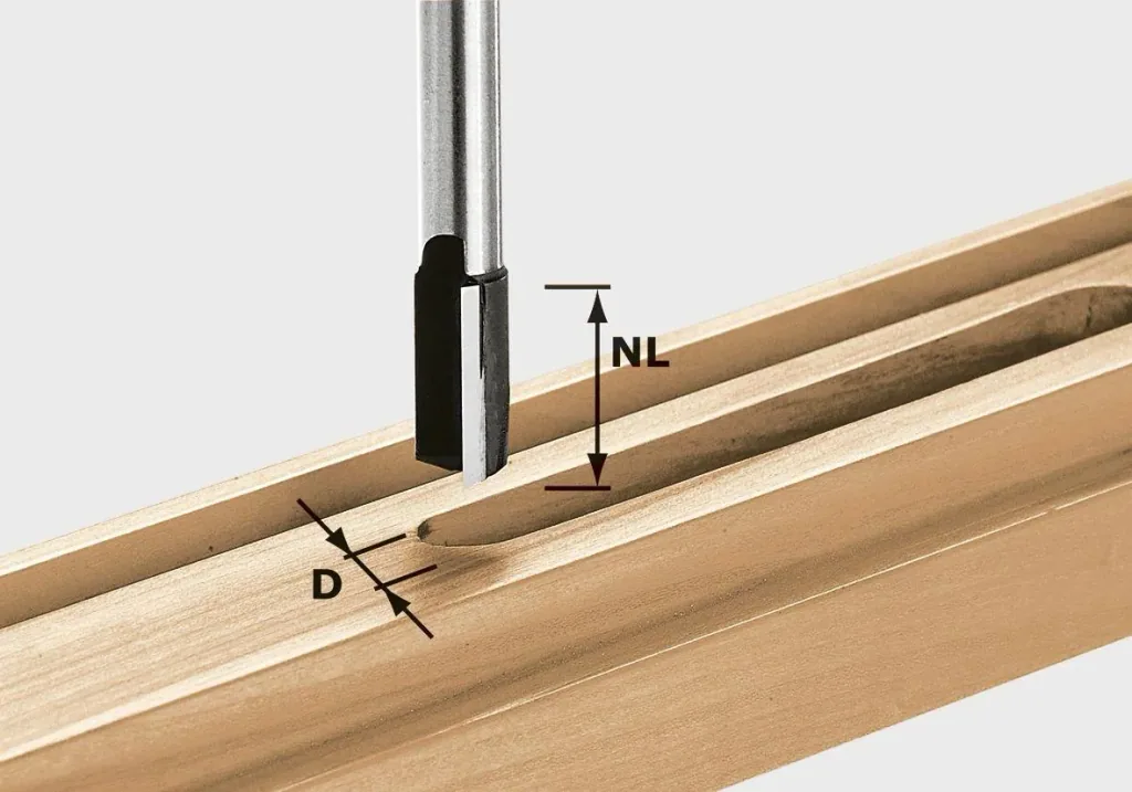 Grooving cutter HW D12 / 20 with drill cutter