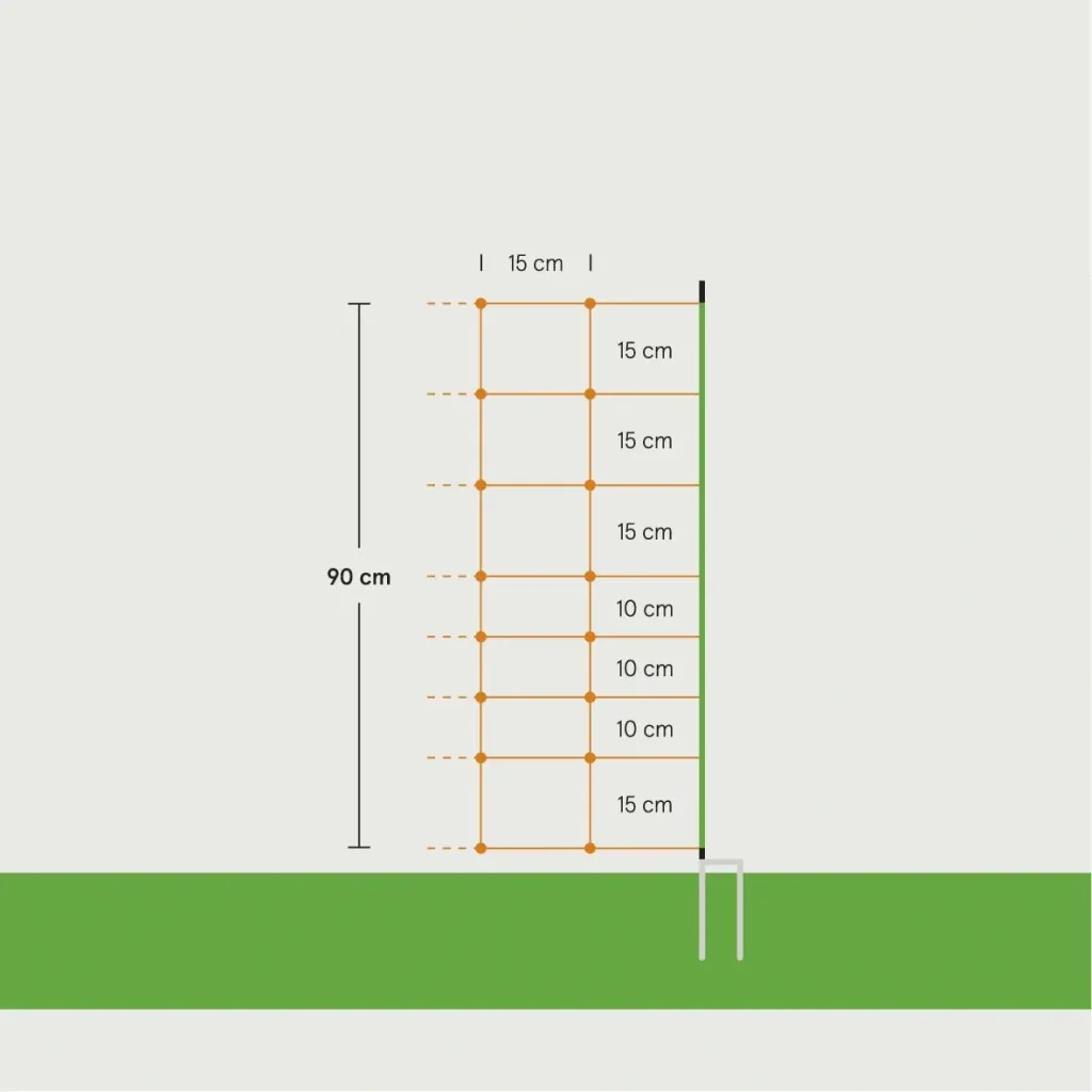 Extra 90 cm with single tip, 50 m
