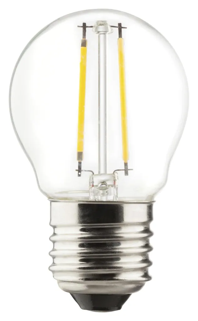 Retro LED drop lamp with 2.5 watts, E27, warm white
