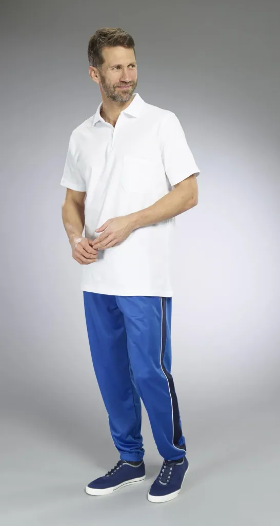3-piece leisure suit, color navy-royal blue, size M
