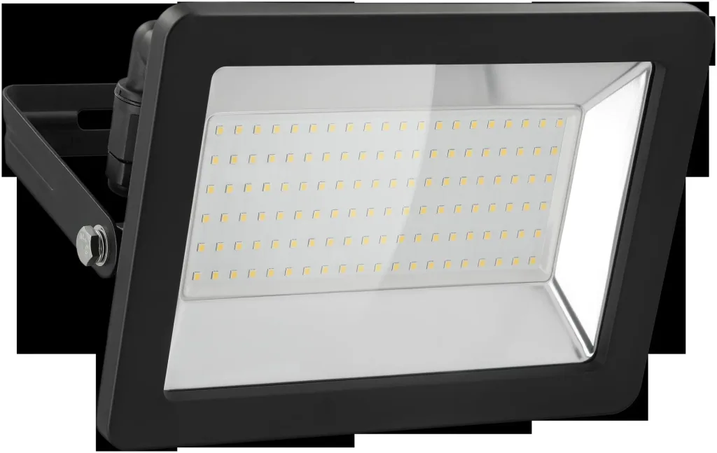 LED outdoor spotlight black, 100W - 8500lm
