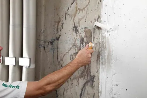 Insulating paint - moisture blocker, white, 2.5 L, brushable and rollable