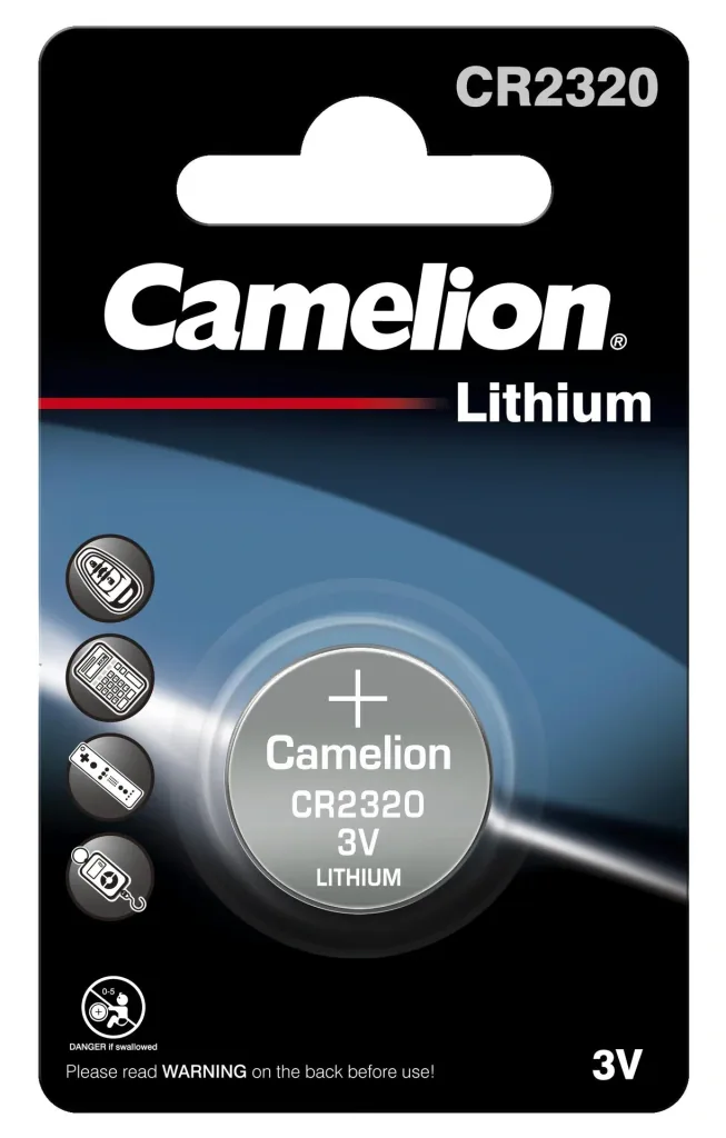 Lithium button cell CR2320, 3V - 1 piece