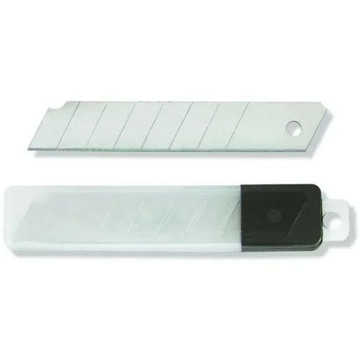 Snap-off blades in a pack of 10, 18 mm