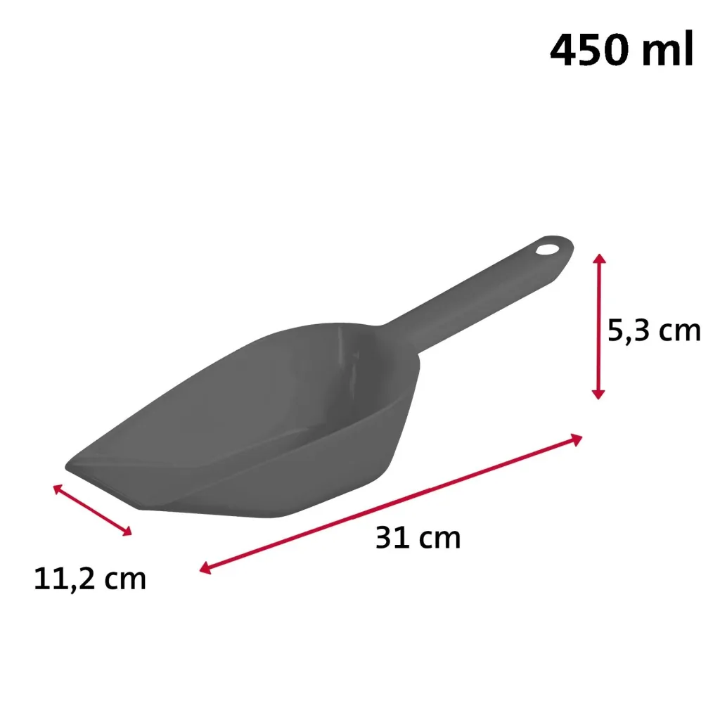 Plastic scoop "Halvar" 450 ml, 2 pieces