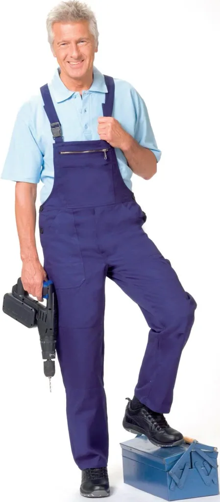Dungarees, hydron blue, size 46