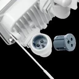 LED outdoor spotlight with motion detector white, 10 watts - 850 lumens
