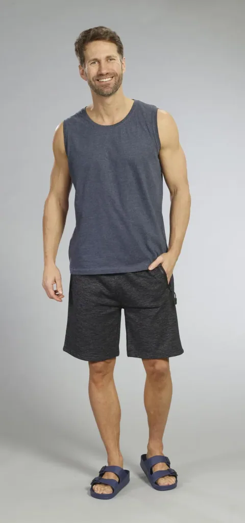 Tank top, color navy/melange, size L