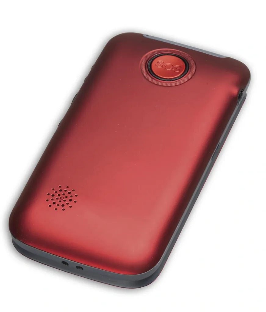 Mobile phone PowerTel M6750 foldable, SOS button and charging cradle