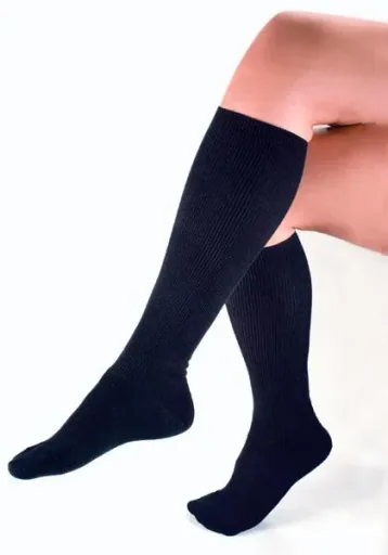 Support knee highs, beige, size 40/41