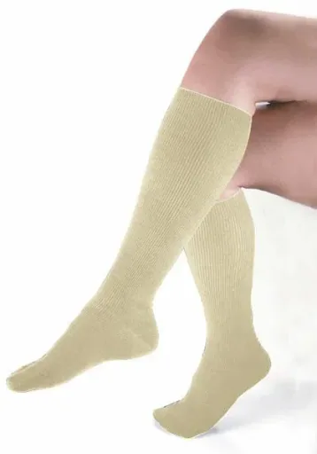 Support knee highs, beige, size 40/41