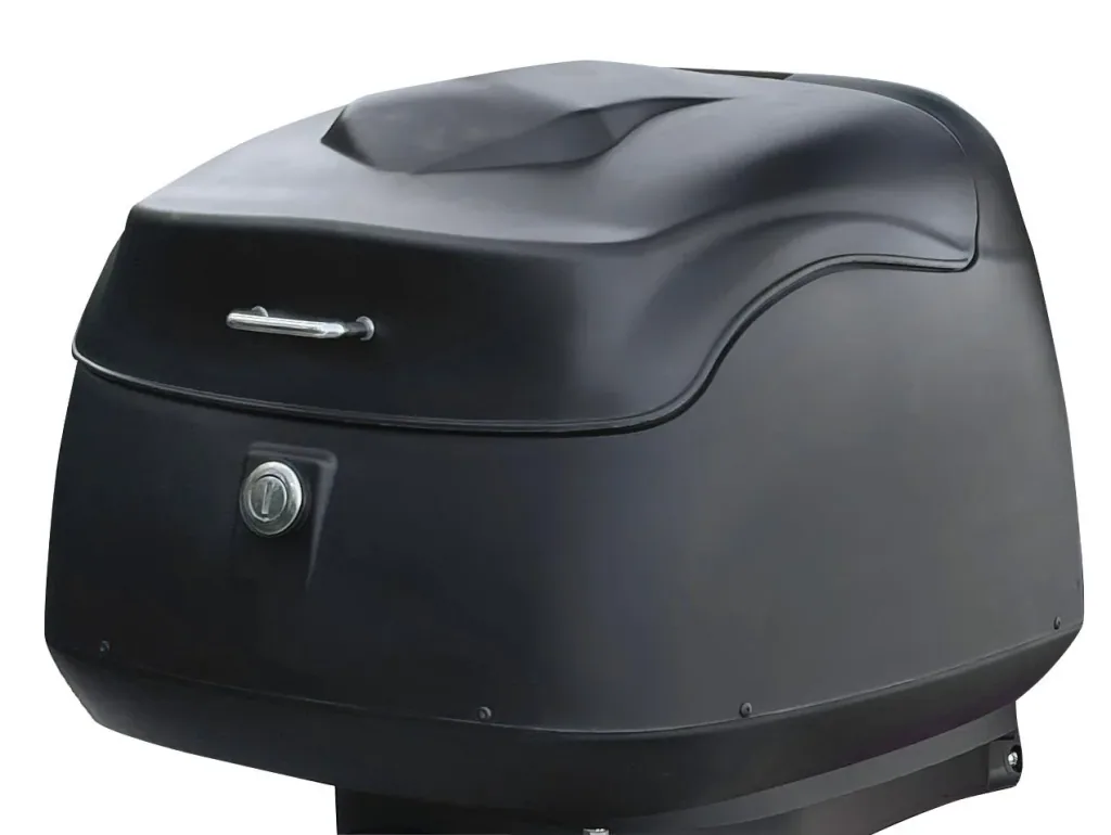 E-compact scooter "Lucca Trio" - 40 km/h - wind and weatherproof, silver