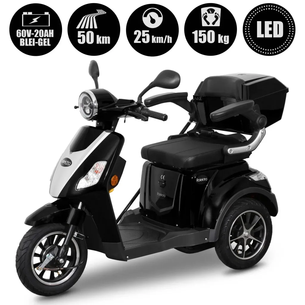 E-Trike 25 V.2, black