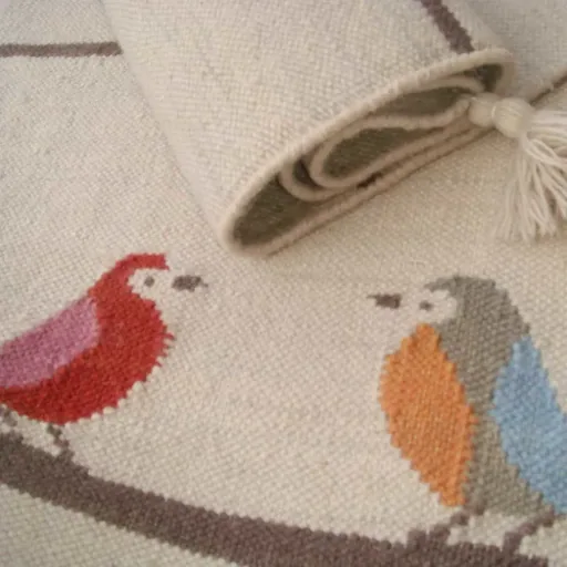 Art for Kids children's carpet birds, Size: 140 x 200 cm