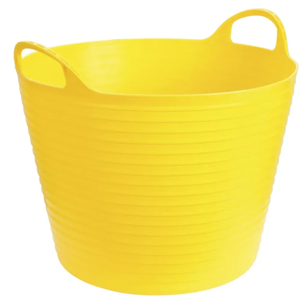 Bucket "Flex Bag", approx. 42 l, color yellow