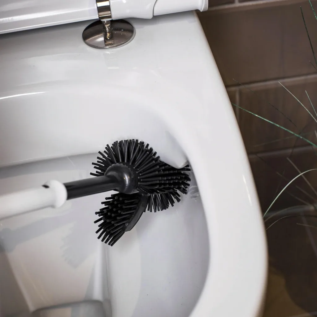 Silicone toilet brush, black
