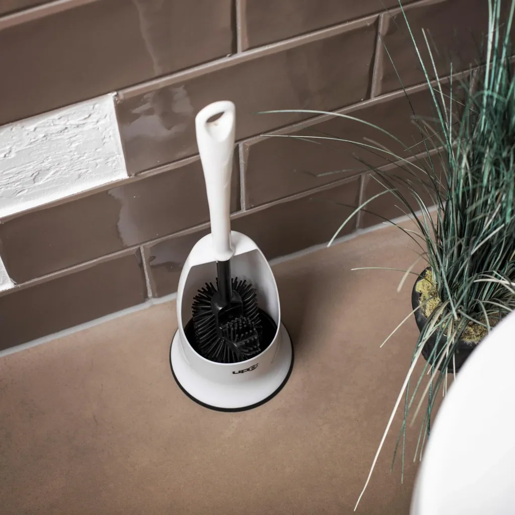 Silicone toilet brush, black