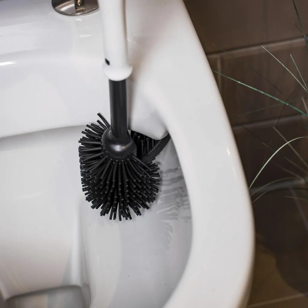 Silicone toilet brush, black