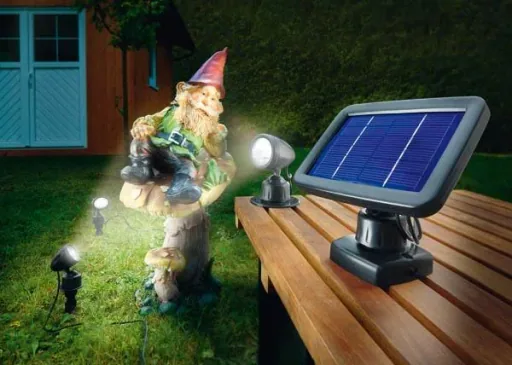 Solarspot "Trio", solar spotlight without motion detector