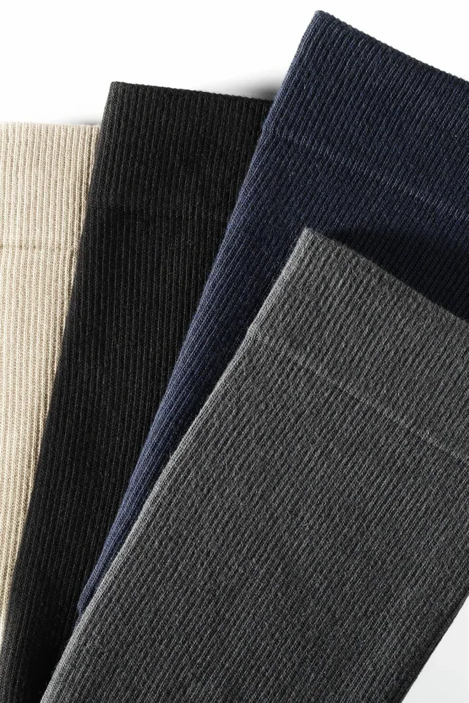 Support knee-high socks with terry cloth padding, black, size 38/39