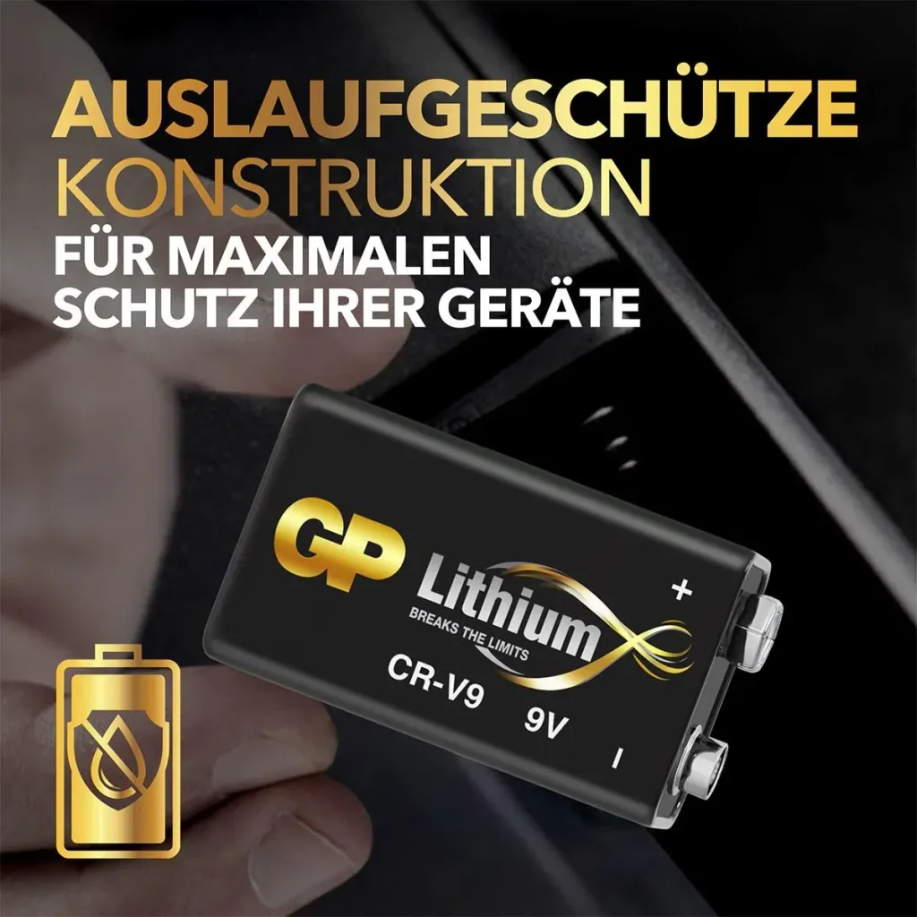 Lithium Primary 9V Block Batterie