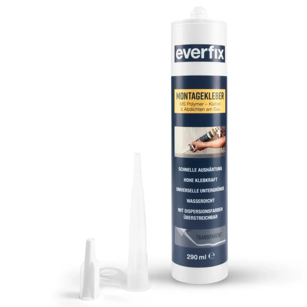 Assembly adhesive, transparent, 290 ml