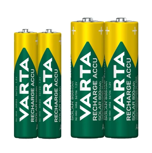 RECHARGE ACCU Solar Mignon (AA) battery with 800mAh - 2 pieces