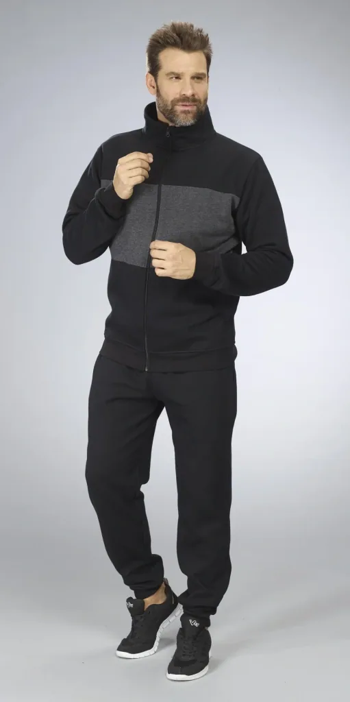 Loungewear, color black/anthracite, size M