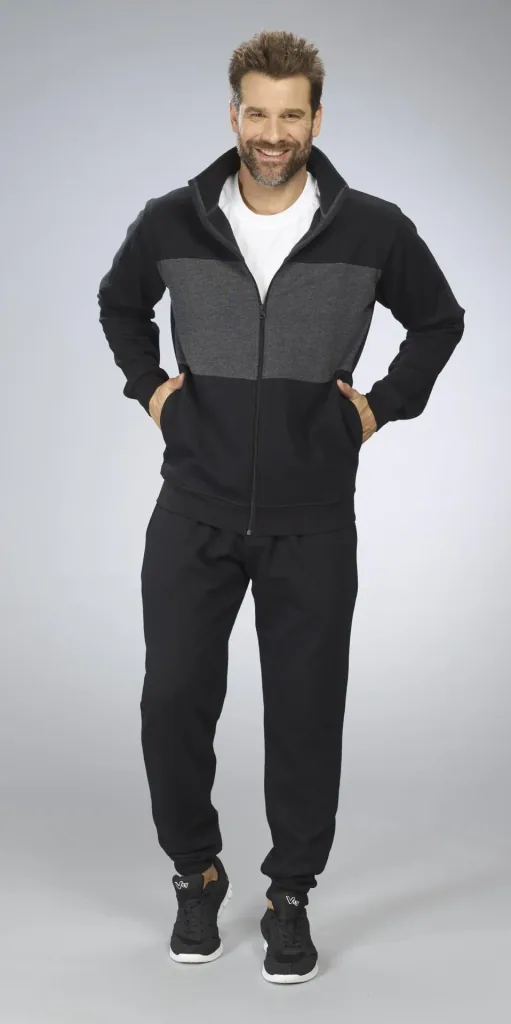 Loungewear, color black/anthracite, size M