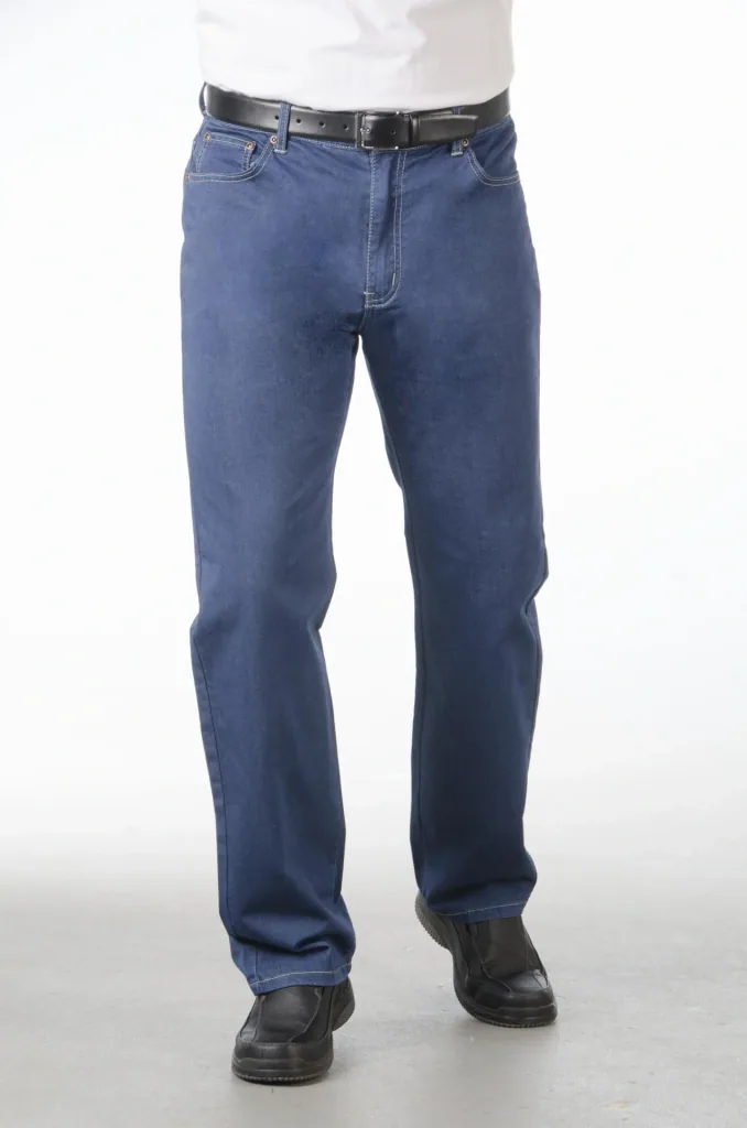 Premium jeans, crease-free, extra soft, color blue size 29