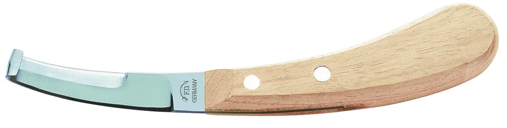 Hoof & claw knife, double-sided cutting, wide