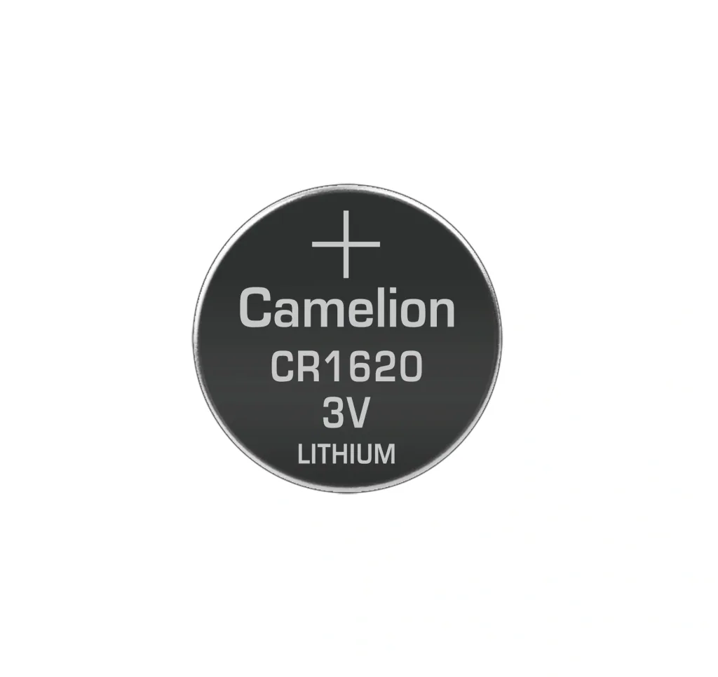 Lithium button cell CR1620, 3 Volt - 5 pieces
