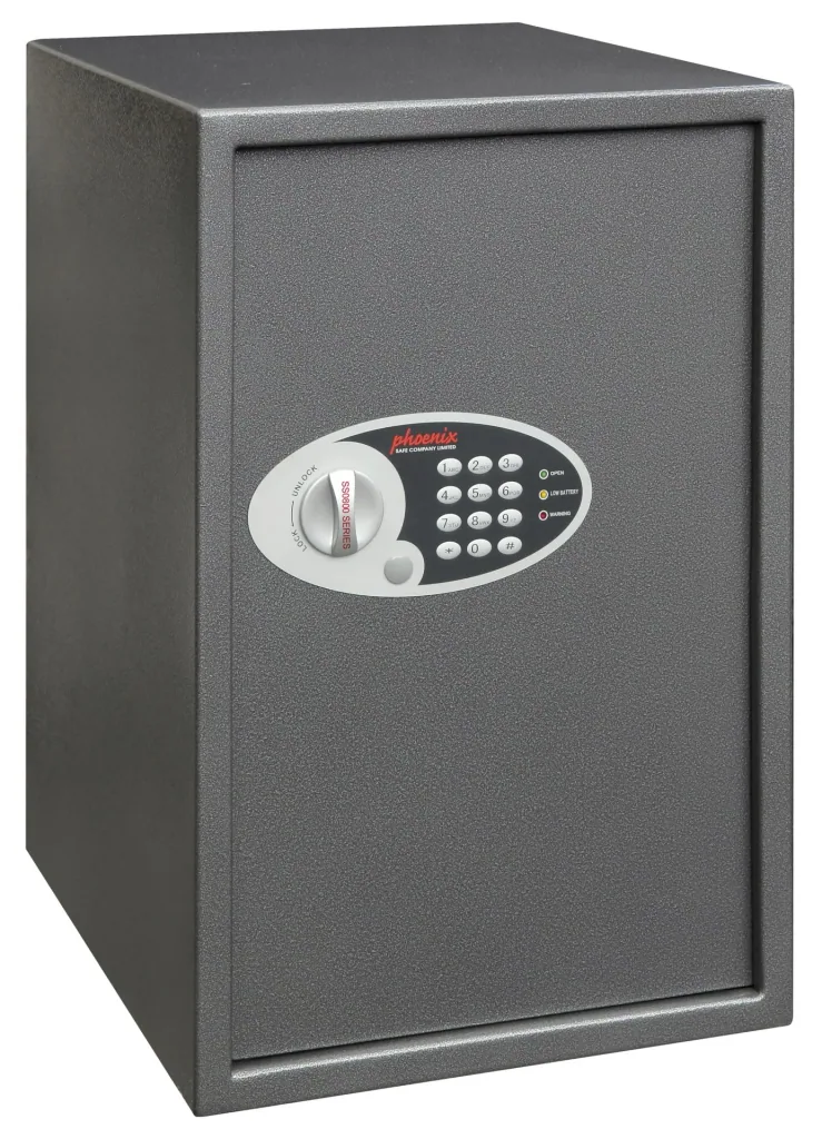 Vela Home & Office safe with electronic lock, external dimensions 560 x 370 x 445 mm