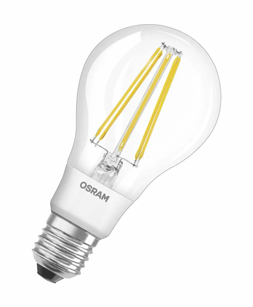 LED Classic Filament lamp with 10 watts, E27, warm white
