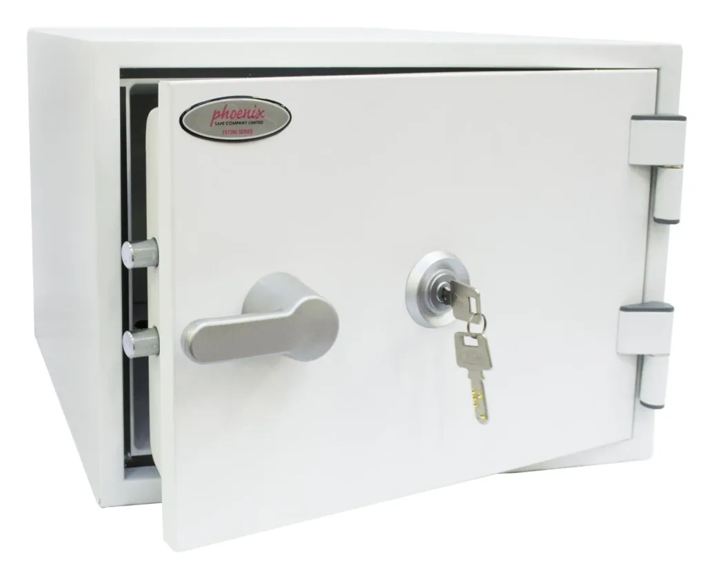 Document safe Titan FS1281K with high-quality key lock, including 2 keys