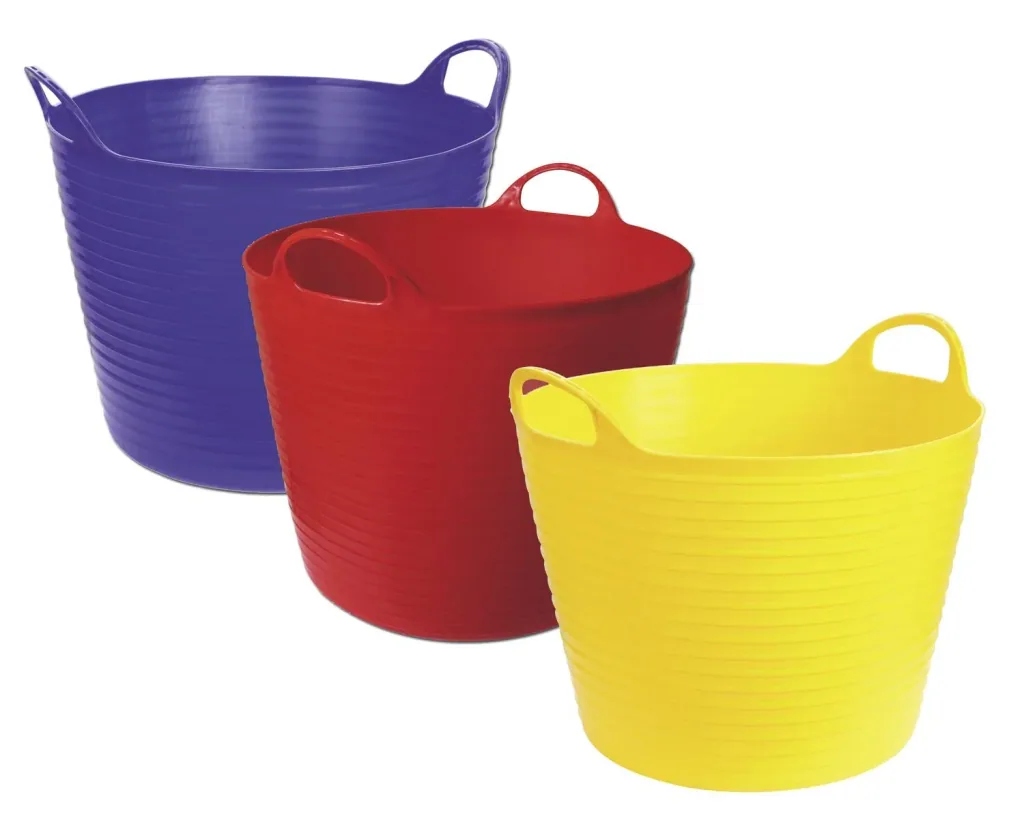 Bucket "Flex Bag", approx. 28 l, color blue
