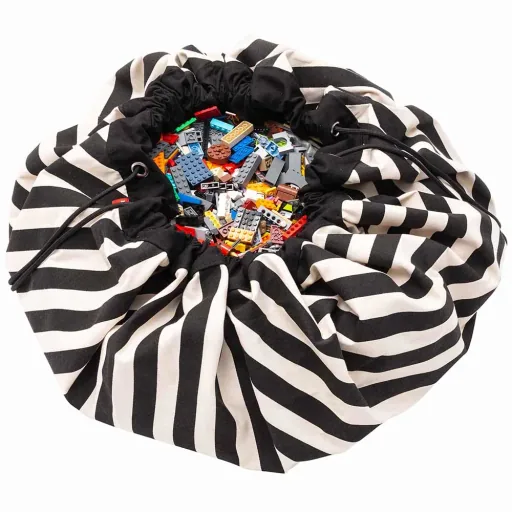 Play & Go game bag print strip black