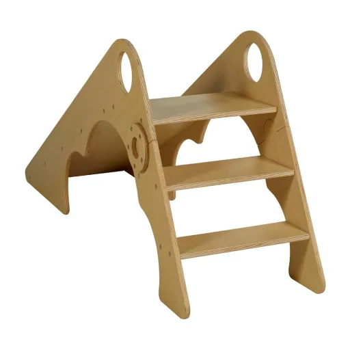Quax children slide wood nature