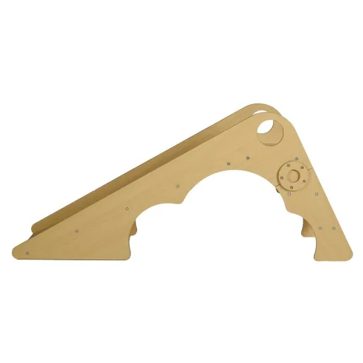Quax children slide wood nature