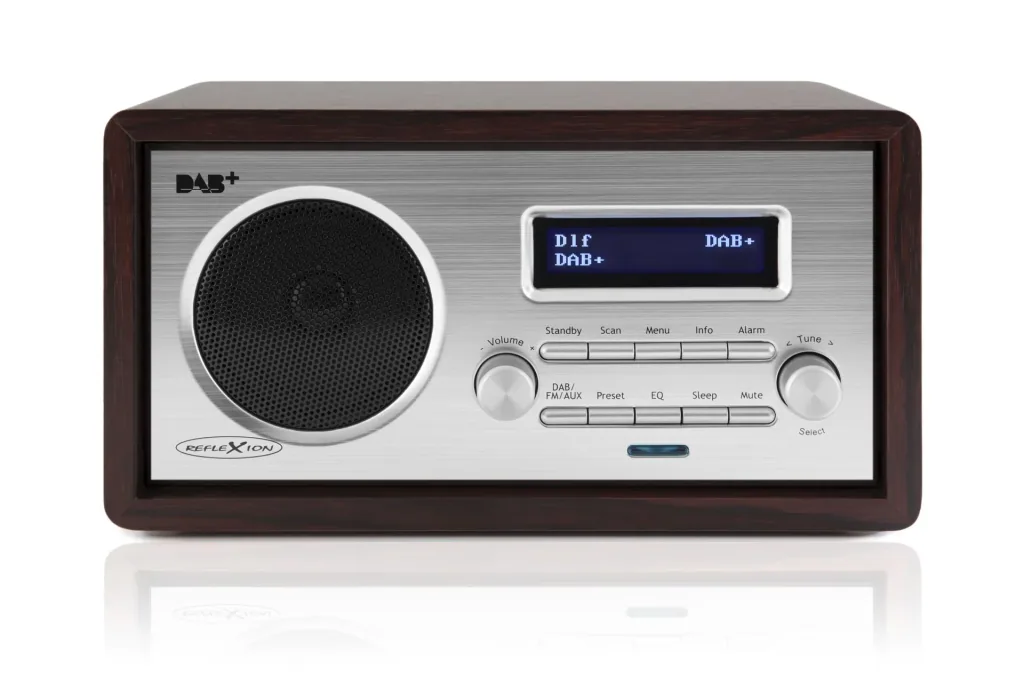 Retro DAB+ Radio - Wood-colored