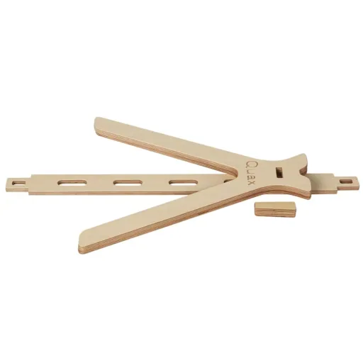 Quax Baby Play Arch Wood with knitted figures