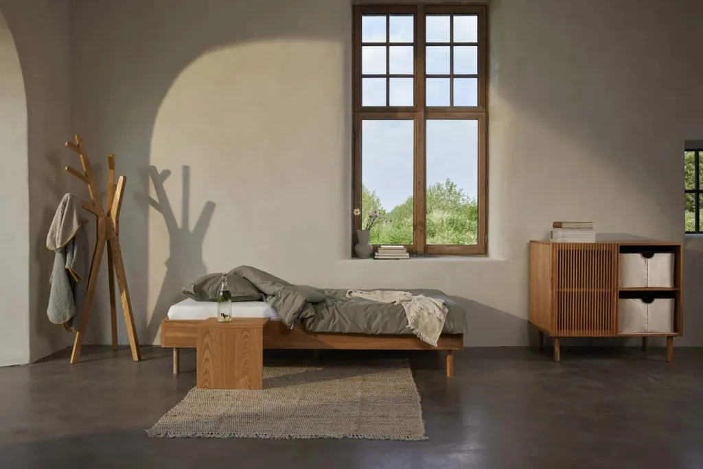 Quax Hai no Ki bedside table for cot ash nature