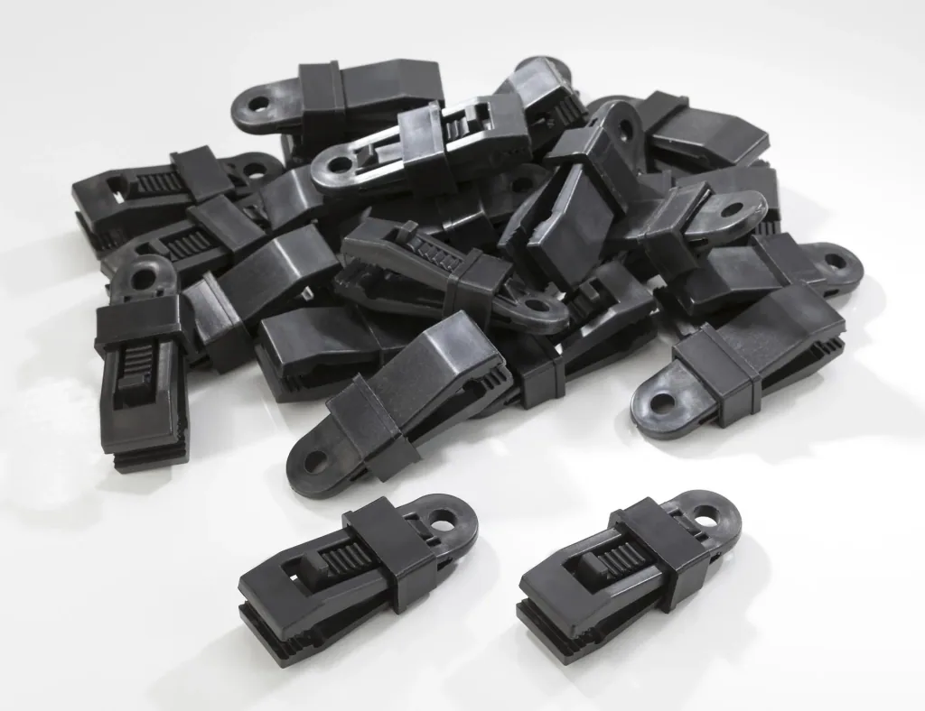 Universal fastening clips, 24 pieces