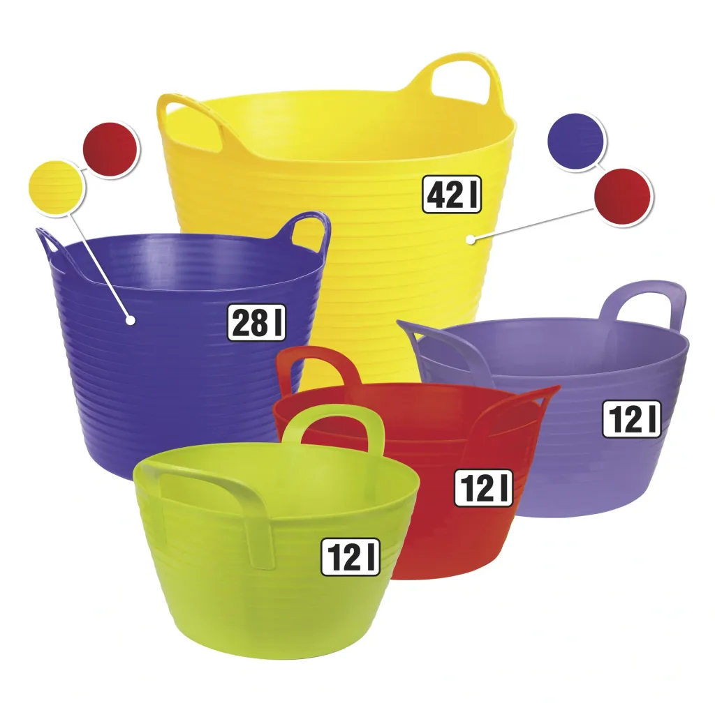 Bucket "Flex Bag", approx. 12 l, color green